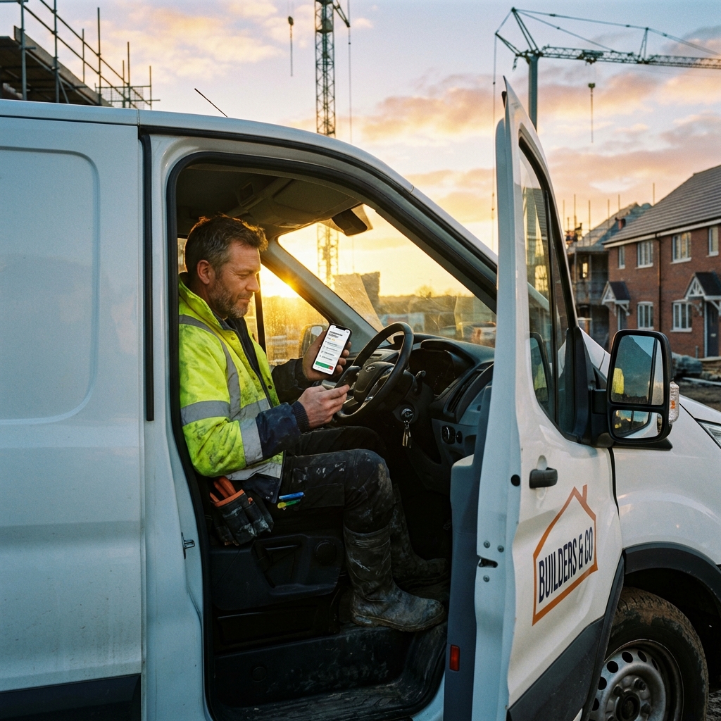 Builder frustrated with phone